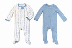 Cloud Island – 2 Pack Sleep N Play 6-9 Month – Blue & Patterned