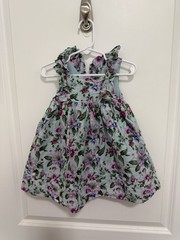Lot of 2 Janie and Jack Baby Girl Summer Dresses 12-18 Months