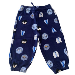 Hanna Andersson Cozy-Fun Animal Jogger Pants. Size 2 Years, 85 cm
