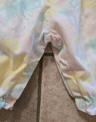 VTG Basic Editions 1 Piece Romper Sleeveless Size 3-6 Month Pastel Soft Girl Y2K