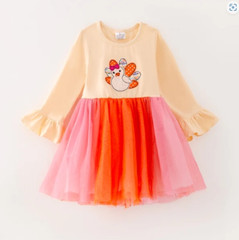NEW Boutique Thanksgiving Turkey Girls Tutu Dress