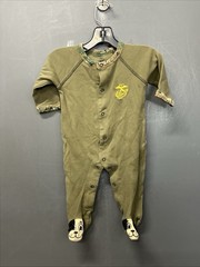 United States Marines Tiny Trooper Green One Piece Infant Jumper 3-6 Months