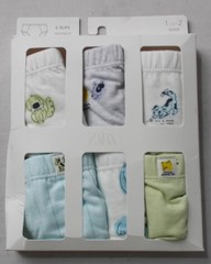 Zara Children’s 6Pk Puppies Elastic Waistband Undies NN7 Multicolor 1½-6Yrs NWT