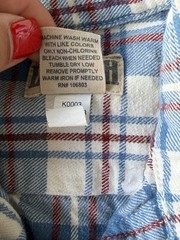 Toddler Daluth Trading Co. Boys Flannel Button Down Long Sleeve Shirt Plaid Blue