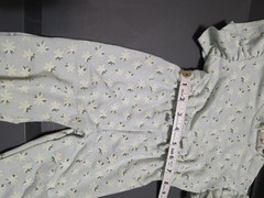 Infant Girls Knit Jumpsuit By Jessica Simpson Size 3-6 Months In Blue With White