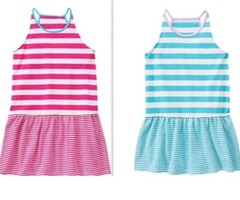 NWT Gymboree Girl Mix’N’Match Blue Or Pink Stripe Dress 3T 4T YOU PICK