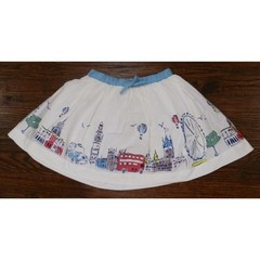 Mini Boden London Scene Skirt Toddler Girls Size 4-5Y