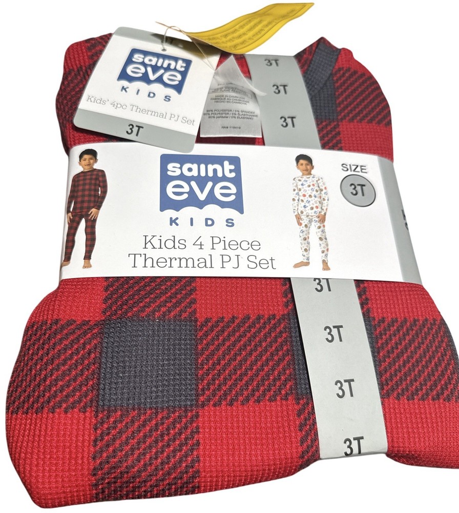 Saint Eve Kids’ 4-piece PJ Set 3T NWT