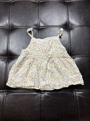 GENUINE KID OSHKOSH, FLORAL 12 MONTH DRESS, Spaghetti Strap EUC