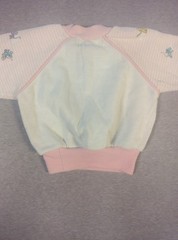 VTG 80s i ❤ U Pastel Pink Cat & Mouse Toddler Sweatshirt 24M ✨ Ultra Soft…