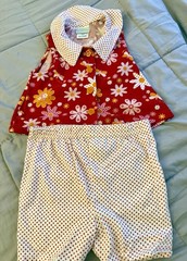 2 Pc Girls Tank & Short Set. Size 3T Basic Editions Vintage