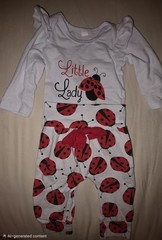 Baby Girls Unbranded 3-6 Months Bodysuit And Pants Set