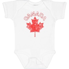 Inktastic Canada Maple Leaf Baby Bodysuit One-piece Infant