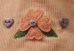 GIRLS INFANT FLORAL JUMPER. SZ 18 MONTHS