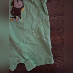 CARTERS Boys 6M Green Monkey “Gone Bananas” Shortall