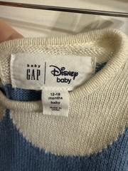 Baby GAP x Disney Snow White Dress 12-18 Months Princess Costume Tulle Knit Blue