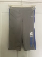 Nike Football Gray Pants With A Blue Stipe 18 Months