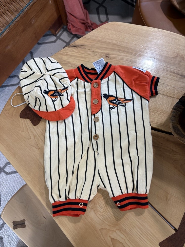 Rookie League Mighty Mac Baltimore Orioles One Piece 3-6M