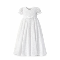 Laurenza’s Baby Girls Heirloom Christening Gown and Baptism Dress with Headband
