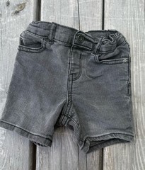 The Children’s Place 18-24 Months Gray Denim Shorts w/ Pockets Button Closure