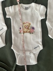 Premiee Clothes – 3 Pcs/ Customized Bear for premature baby girl