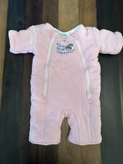 Baby Merlin’s Magic Sleepsuit Pink Large 6-9 Months One-Piece Zip Sleep Suit