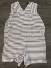 Bella Bliss Jon Jon 2T Red Blue Stripe Classic Preppy Southern Heirloom Romper