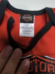 Infant HARLEY DAVIDSON Outfit Body Suit North Tonawanda, New York NY SIZE 12 M
