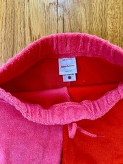 Super Cute Hanna Andersson Retro Terry Cloth Shorts 4T Pink/Red Colorblock NWOT