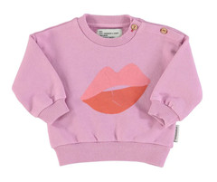 piupiuchick baby girl “kisses and suncream” lavender sweatshirt sz 18m playful!