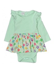 SWEET wink Girls Green Long Sleeve Bodysuit 12-18 Months