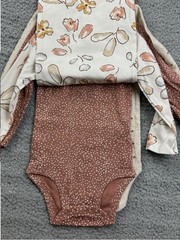 Carter’s Just One You Baby 3pk Long Sleeve Bodysuit Girls’ Size 18 Months