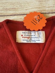 IMP Originals Button Front Vest Boys Toddler Size 2 Red Holiday Christmas