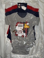 Washington Nationals Newborn & Infant 3 Pack Bodysuit Set – Red/Gray/Navy