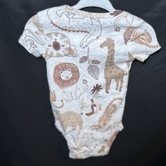 Carters Baby Short Sleeve Safari Animal Bodysuit And Pant Set 6 M Neutral