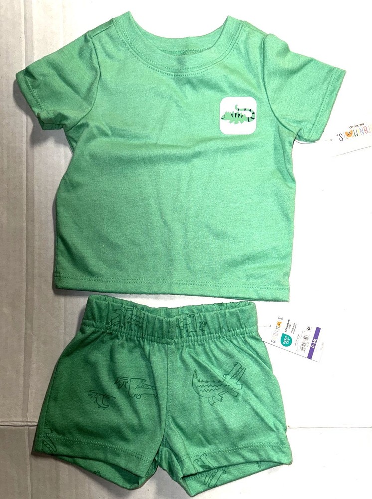 GARANIMALS 2 piece set green/blue choose style size 0-3 months