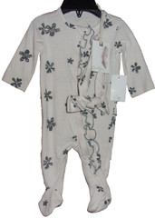 Jessica Simpson Headband & One-Piece Outfit (2 Piece Set) Size: 0-3 Months NWT