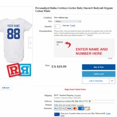 Personalized Ohio State Buckeyes Gerber Baby Onesie® Cotton Custom Bodysuit
