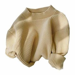 Newborn Infant Baby Girl Boy Knit Sweater Crewneck Pullover Long Sleeve Sweater