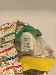 Vintage Oshkosh B’Gosh Paper Tag USA Monkey Business Painting Overalls 3/6m