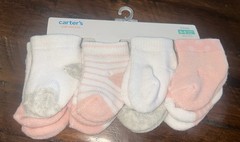 Carter’s Just One You baby girls’ low-cut socks 8 Pack Ages 0-3 Months