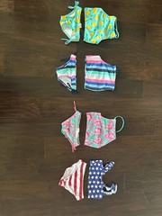 Lot of 4 – 2 piece swimsuit size 3T