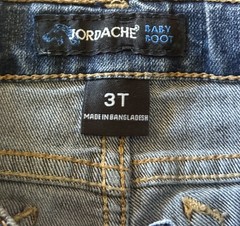 Jordache Baby Boot Girls Jeans 3T Bootcut Medium Wash Stretch Denim Embroidered