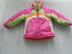 Toddler Girls Rothchild Pink Multi Color Jacket Coat, 18M