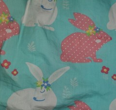 Eleanor Rose Pink Blue White Plaid Bunny Rabbit Dress 3-4 4T Becca Dress *S24