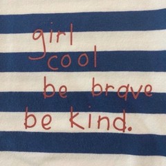 Tiny Tribe Australia Blue Striped Tee Size 4 Years