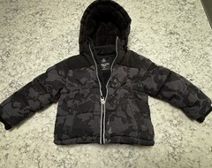 Member’s Mark Boy’s Size 2T Wind Resistant Removable Hooded Puffer Jacket