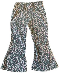 Jessica Simpson Toddler Girls Floral Ribbed Flare Leg Leggings Pants Bottoms 18M