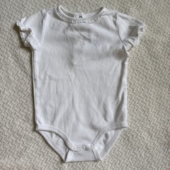 Vintage 2000 Gymboree Bodysuit Lace White Rainbow Tag 3-6M