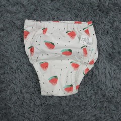 Dokisbaby Underwear Girls 4T White Watermelon Seeds Print Cotton Brief NWOT